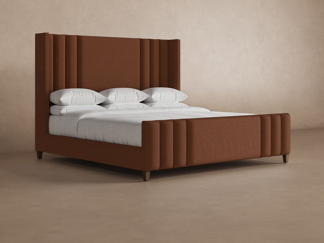 Adler Bed Frame in Clay #color_clay
