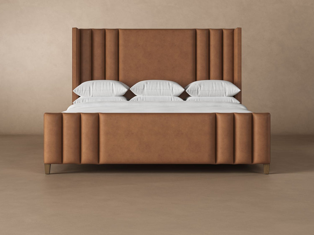 Adler Leather Bed in Cognac #color_cognac