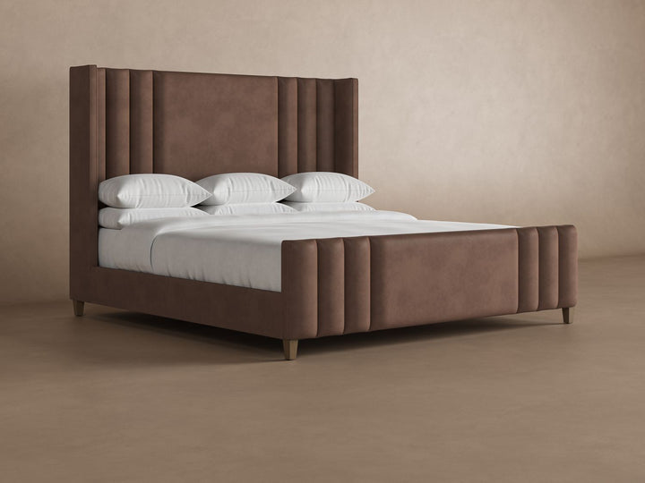 Adler Leather Bed in Espresso #color_espresso