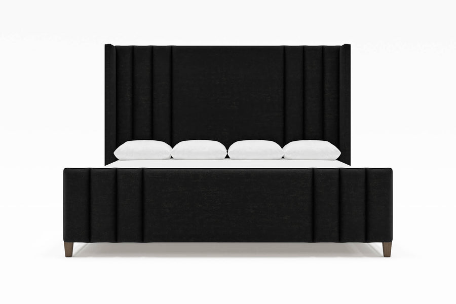 Adler Bed Frame in onyx #color_onyx