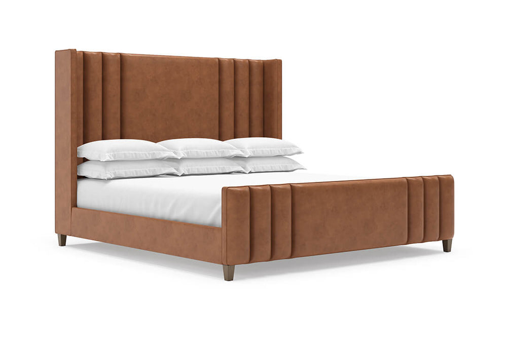 Adler Leather Bed in Cognac #color_cognac