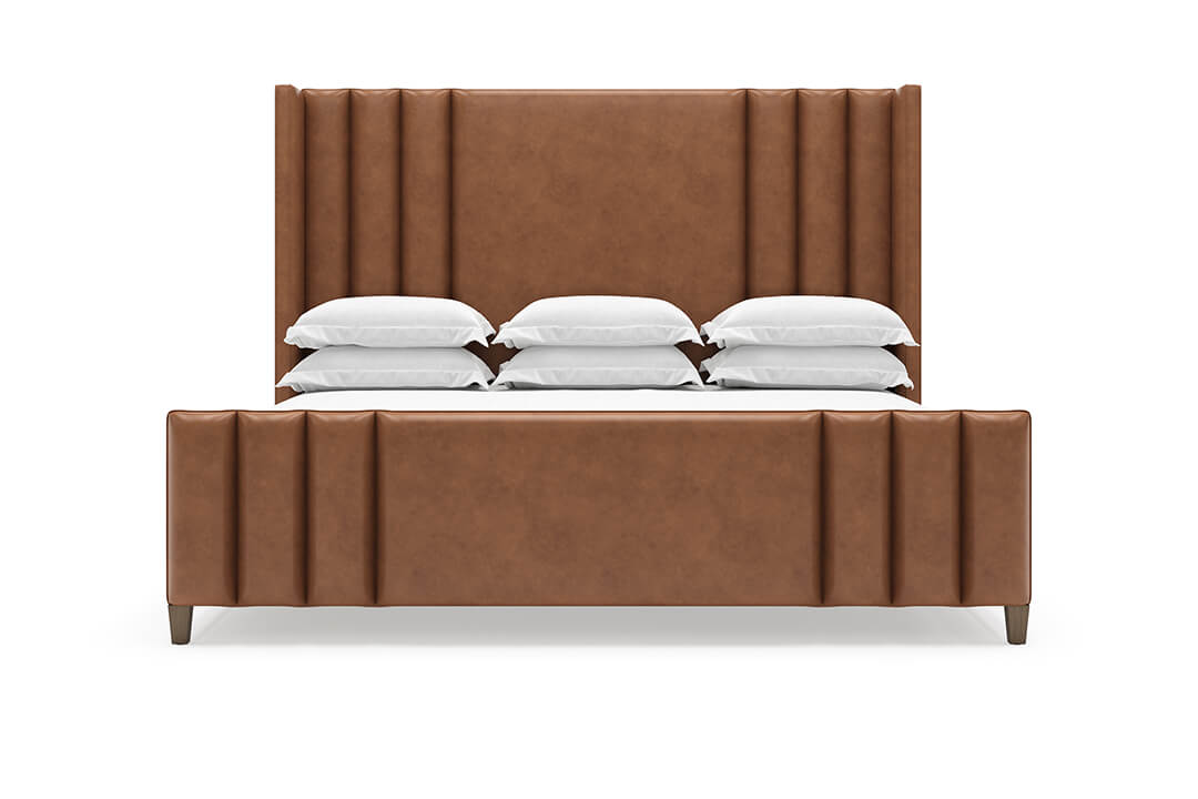 Adler Leather Bed in Cognac #color_cognac