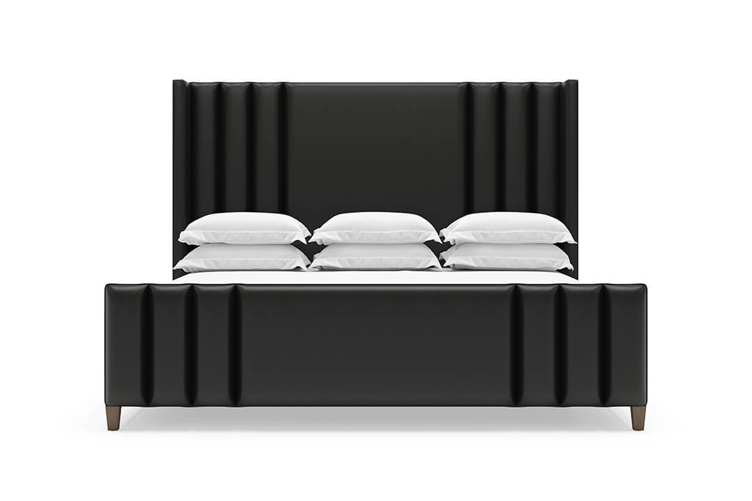 Adler Leather Bed in Jet #color_jet