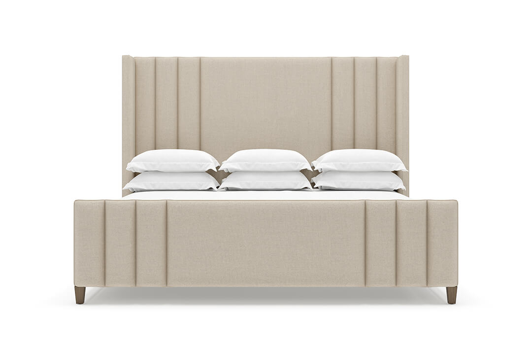 Adler Bed Frame in Flax #color_flax