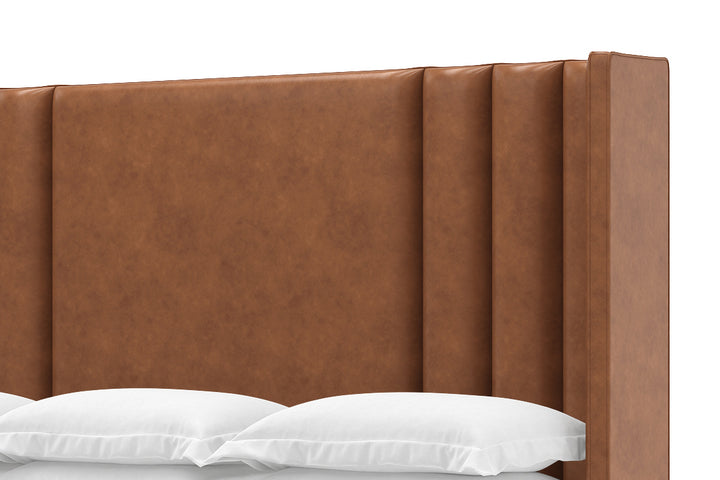 Adler Leather Bed in Cognac #color_cognac
