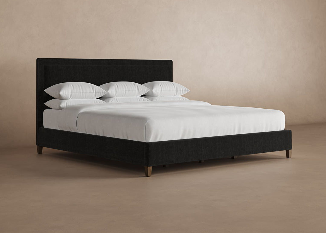 Alpine Bed Frame in onyx#color_onyx