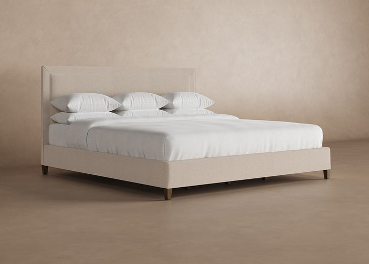 Alpine Bed Frame in Oatmeal#color_oatmeal