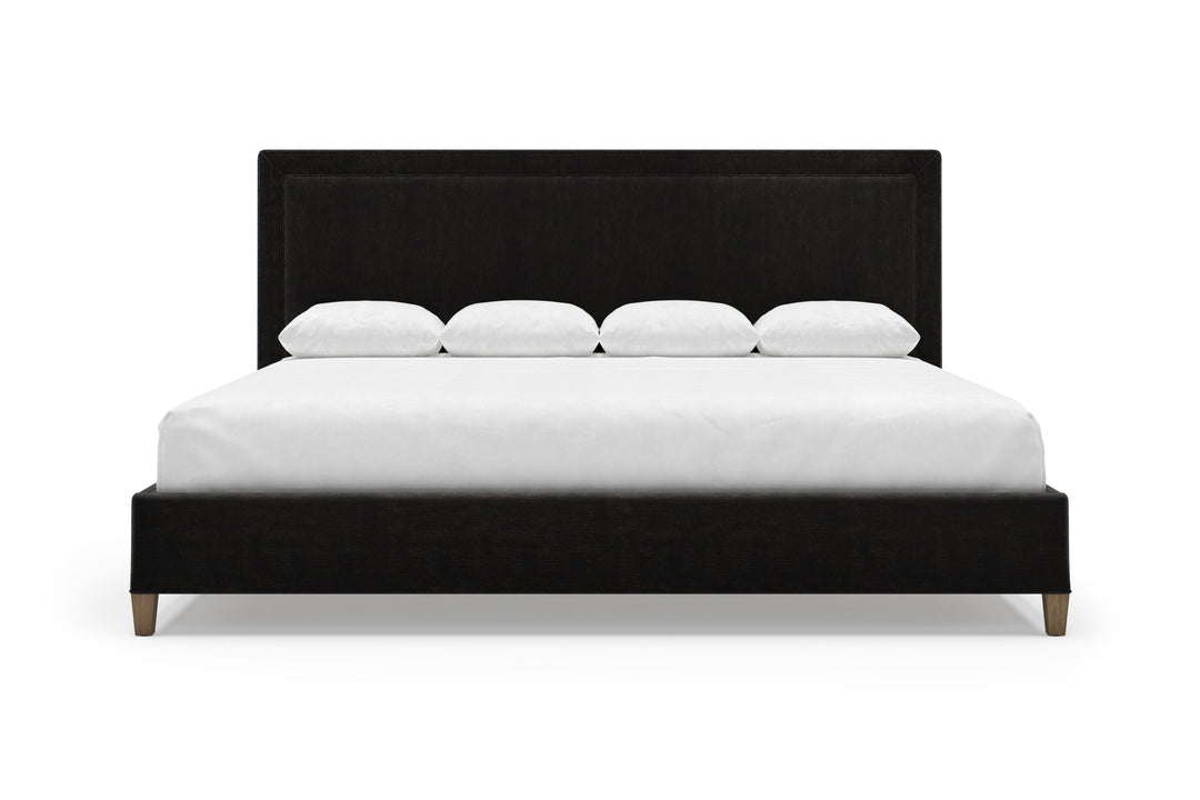 Alpine Bed Frame in onyx#color_onyx