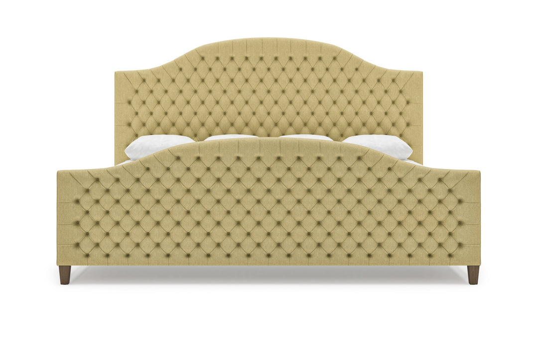 Archie Bed Frame with Footboard in Iceland Moss#color_iceland-moss