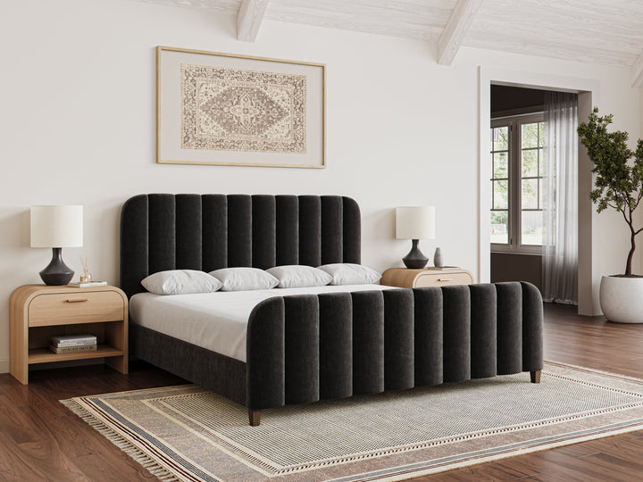 Angled Augustine Bed Frame in onyx#color_onyx