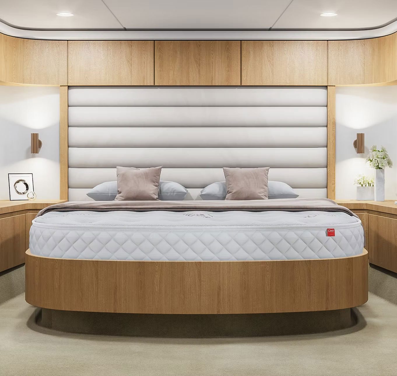 Boat Mattress Front View 2023