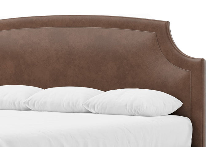 Cordova Leather Headboard in Espresso #color_espresso