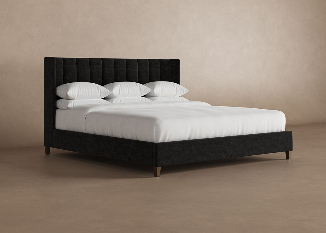 Elias Bed Frame in onyx#color_onyx