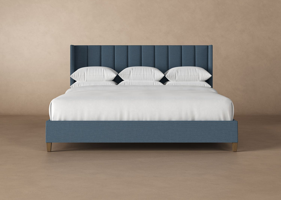 Elias Bed Frame in Steel#color_steel