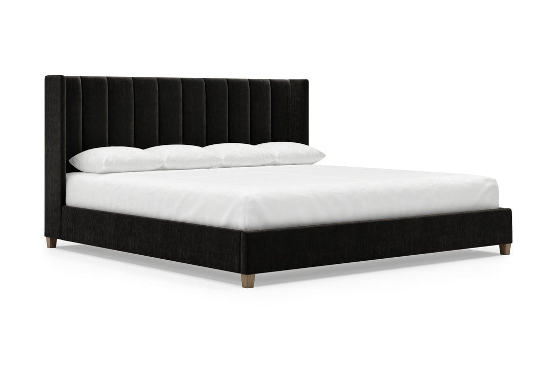 Angled Elias Bed Frame in onyx#color_onyx