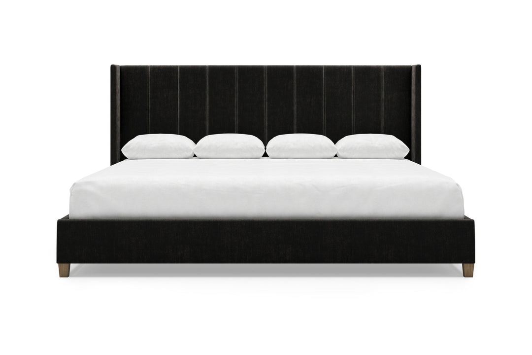 Elias Bed Frame in onyx#color_onyx