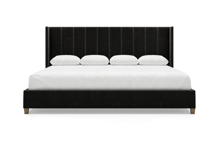 Elias Bed Frame in onyx#color_onyx