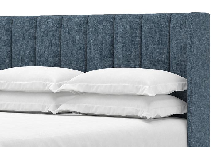 Elias Bed Frame in Steel#color_steel