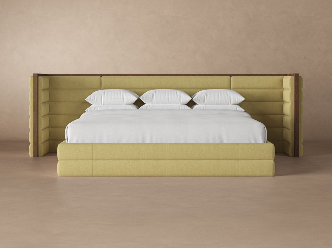 Iceland moss colored Harrison bedframe #color_iceland-moss