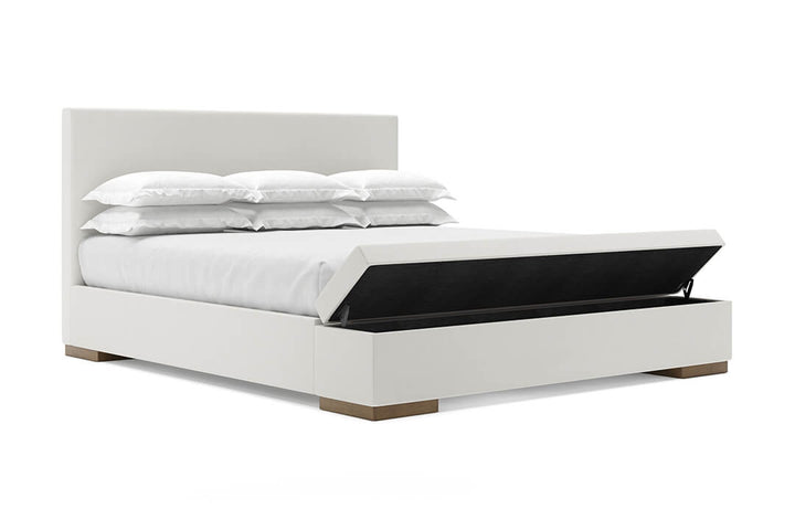 Haven Storage Bed in Snow#color_snow