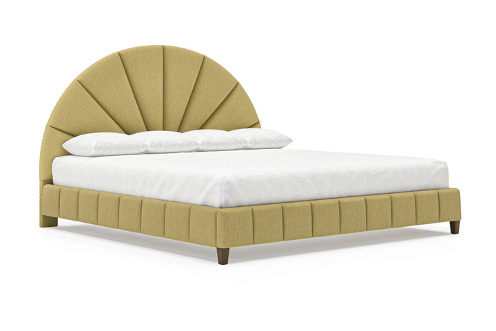 Angled Huxley Bed Frame in Iceland Moss#color_iceland-moss