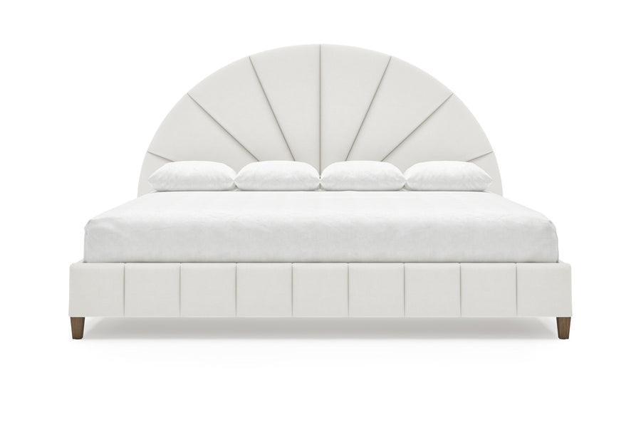 Huxley Bed Frame in Snow#color_snow