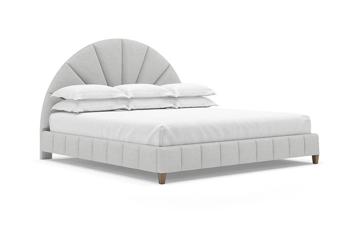 Angled Huxley Bed Frame in Dove#color_dove