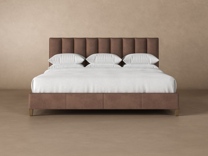 Kenai Leather Headboard in Espresso#color_espresso