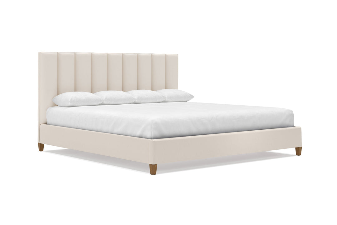 Kenai Leather Bed Frame in arctic#color_arctic