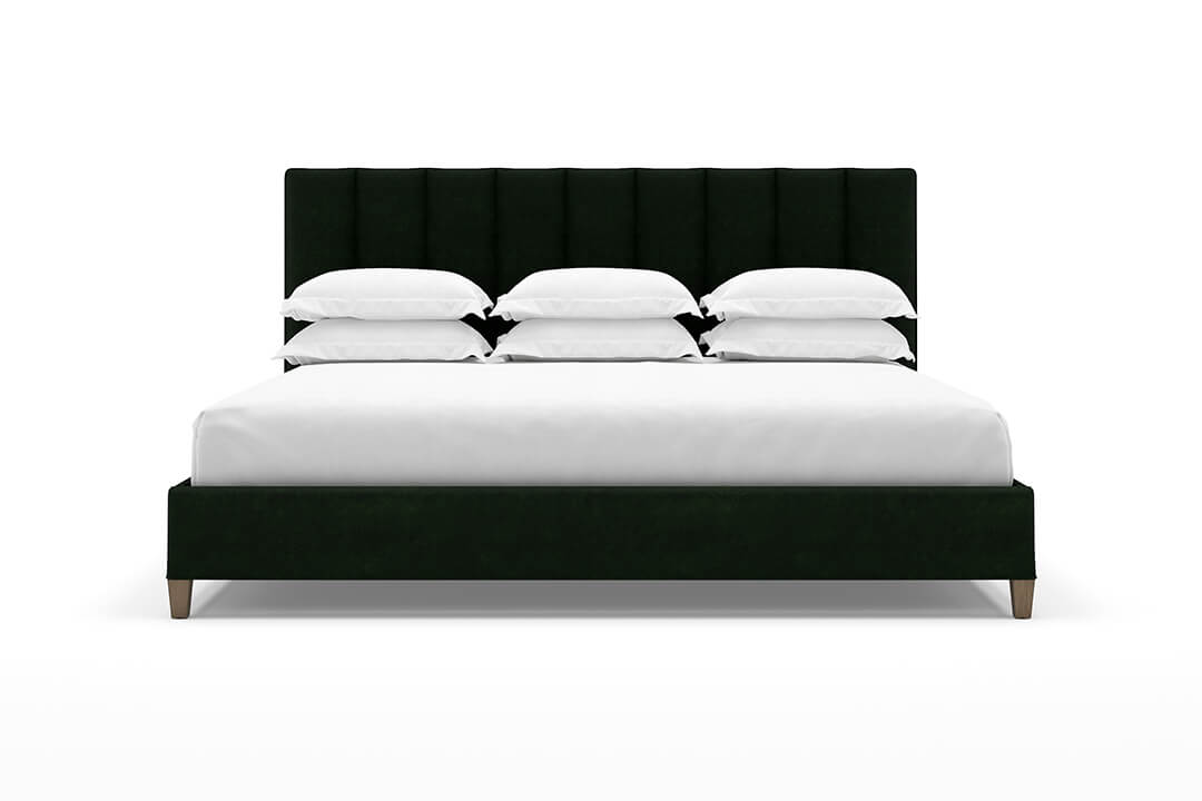 Angled Kenai Bed Frame in Emerald#color_emerald