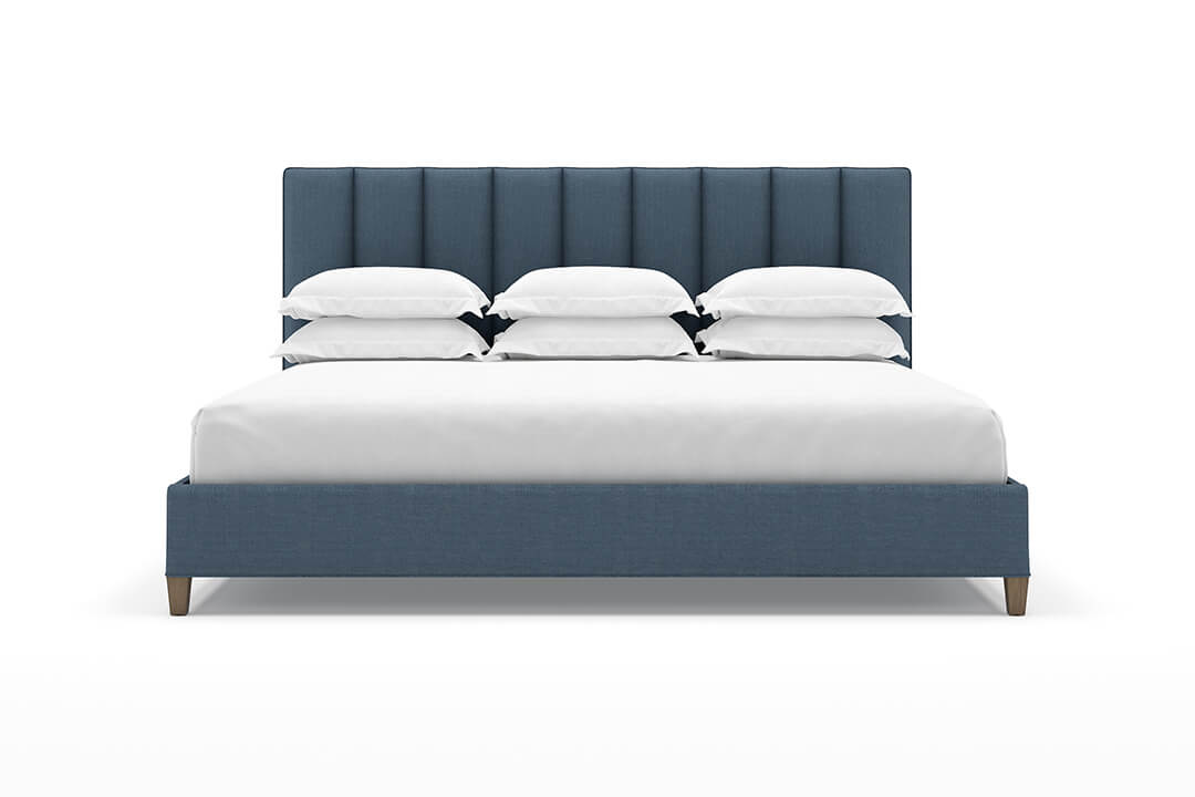 Angled Kenai Bed Frame in Steel#color_steel