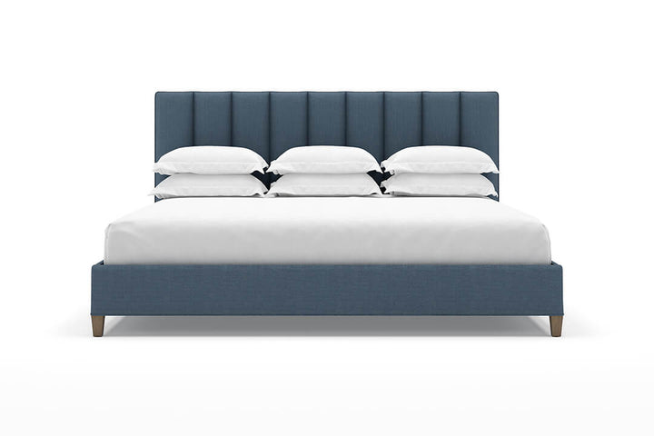 Angled Kenai Bed Frame in Steel#color_steel