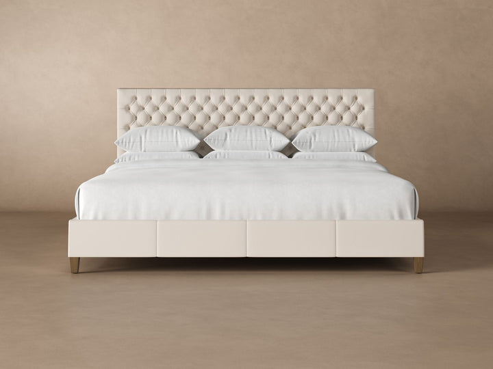 Kincaid Leather Bed Frame in arctic#color_arctic
