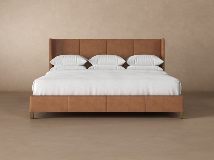 Kodiak Leather Bed in Cognac #color_cognac