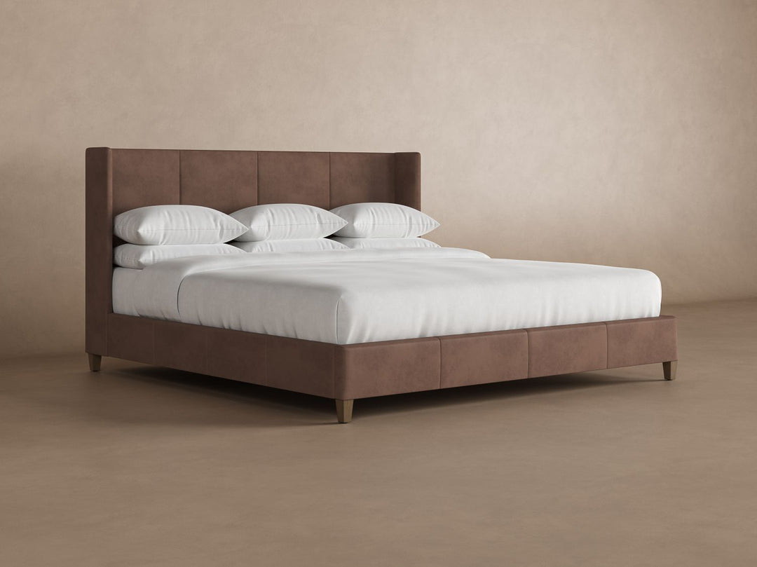 Kodiak Leather Bed in Espresso#color_espresso