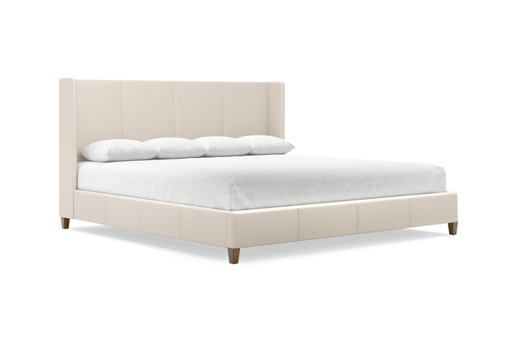 Kodiak Leather Bed in Arctic #color_arctic