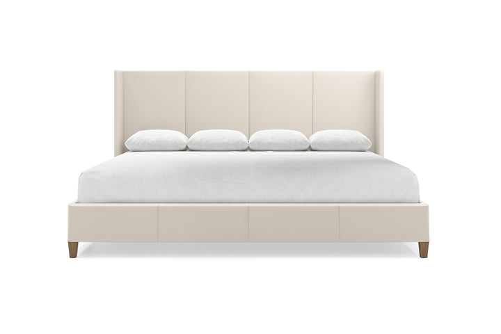 Kodiak Leather Bed in Arctic #color_arctic