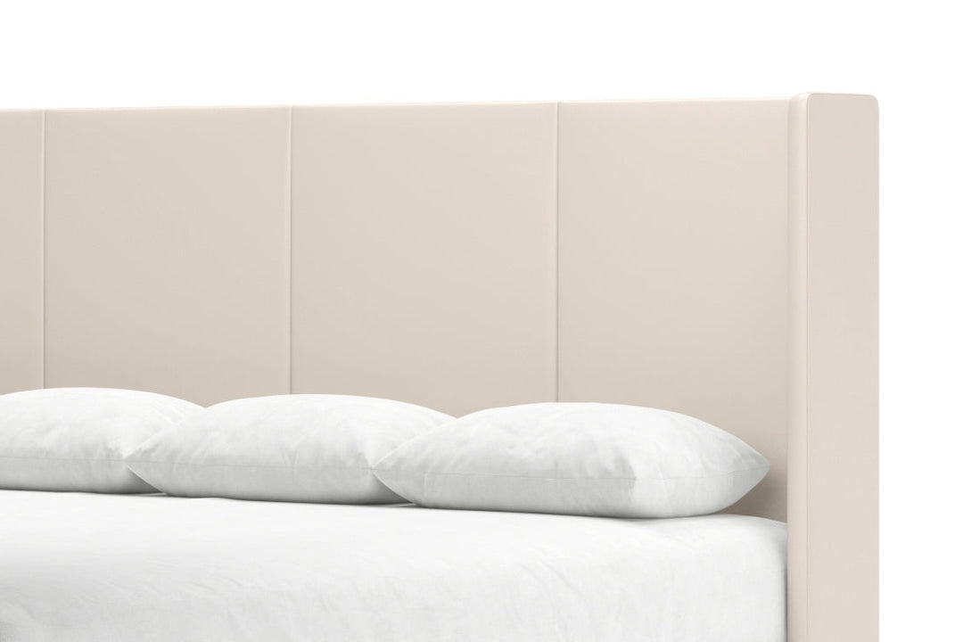 Kodiak Leather Headboard in Arctic #color_arctic