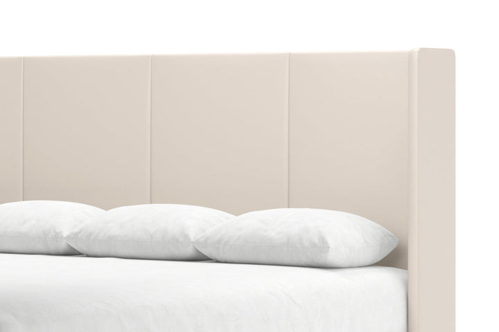 Kodiak Leather Headboard in Arctic #color_arctic