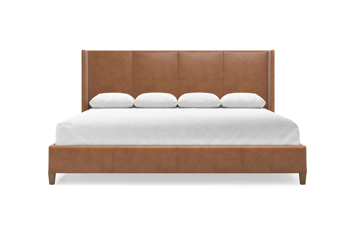 Kodiak Leather Bed in Cognac #color_cognac