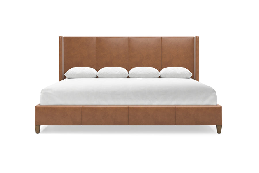 Kodiak Leather Bed in Cognac #color_cognac
