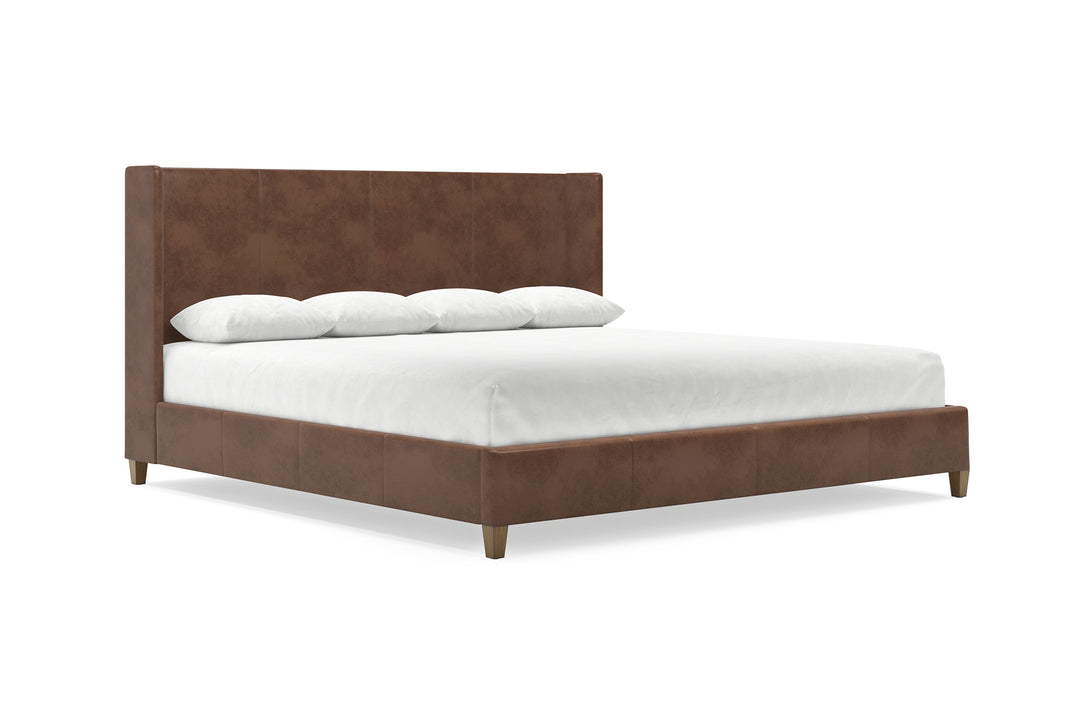 Kodiak Leather Bed in Espresso#color_espresso