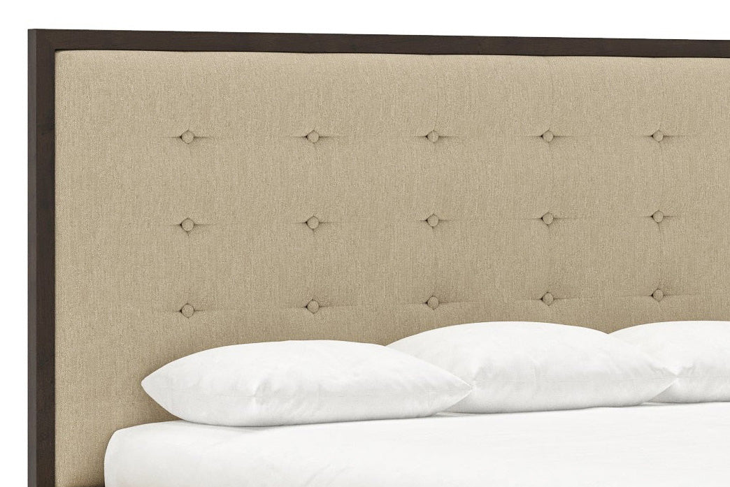 Marlow Bed Frame in buff#color_buff-chestnut