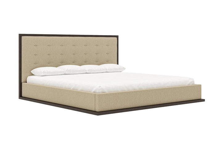 Marlow Bed Frame in buff#color_buff-chestnut