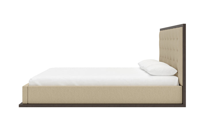 Marlow Bed Frame in buff#color_buff-chestnut