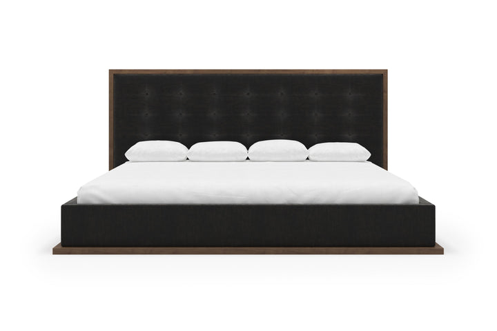 Angled Marlow Bed Frame in onyx#color_onyx-walnut