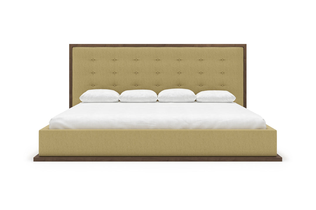 Angled Marlow Bed Frame in Iceland Moss#color_iceland-moss-walnut