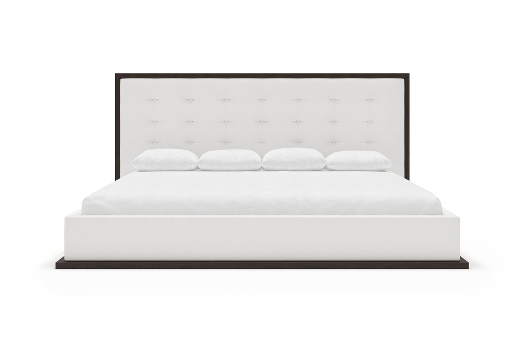 Marlow Bed Frame in Snow#color_snow-chestnut