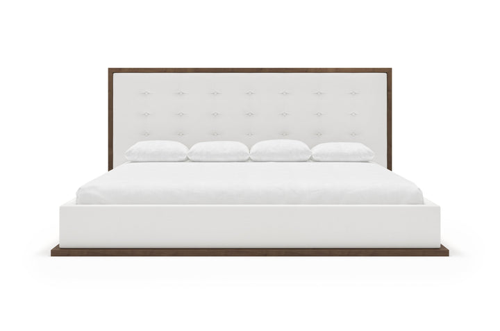 Marlow Bed Frame in Snow#color_snow-walnut