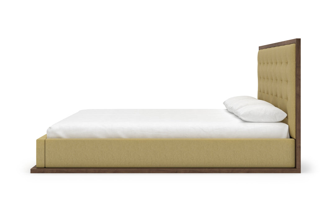 Angled Marlow Bed Frame in Iceland Moss#color_iceland-moss-walnut